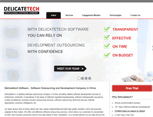 Tablet Screenshot of delicatetech.com